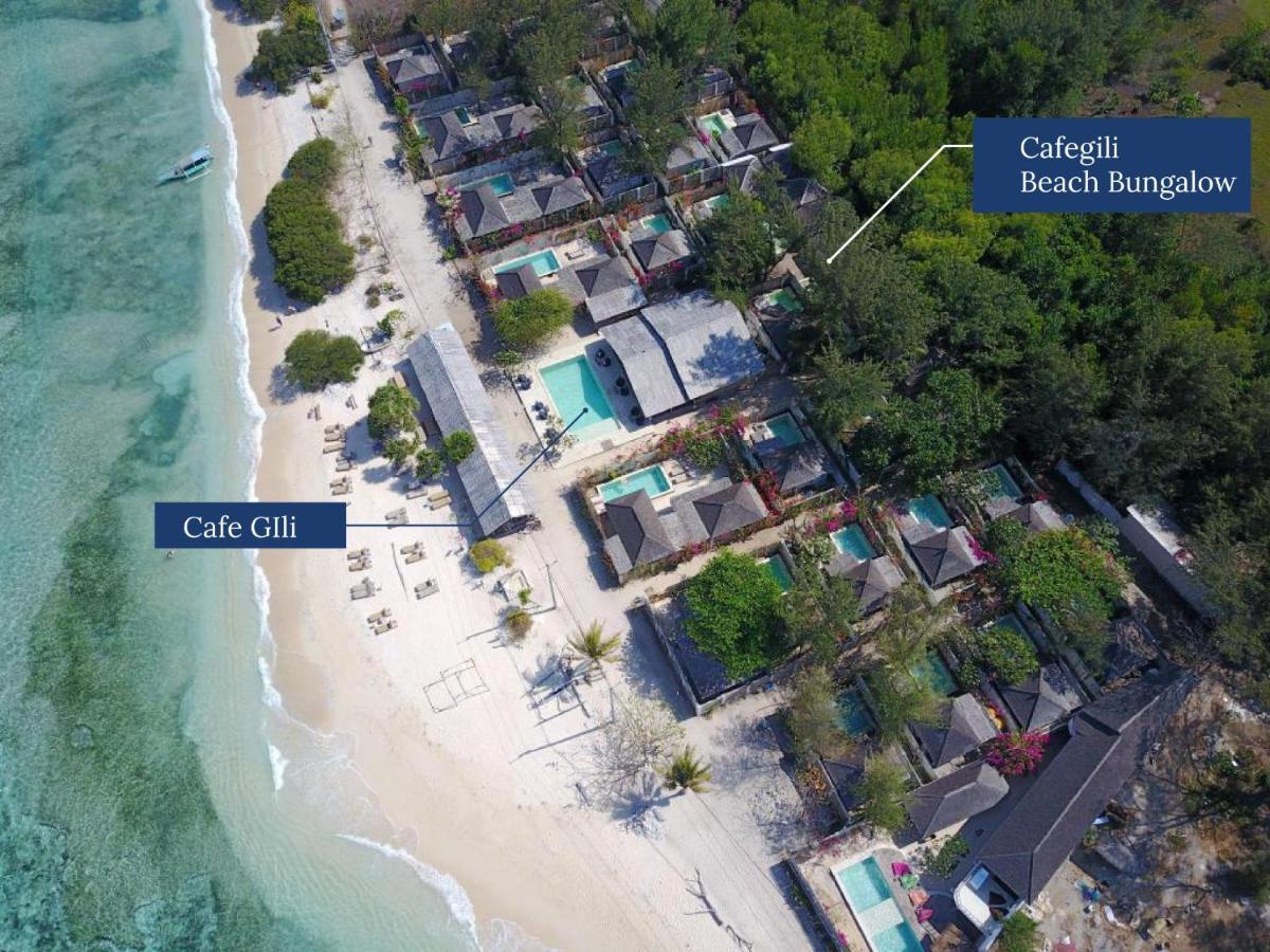 Bungalow Cafe Gili Beachfront Gili Meno Buitenkant foto